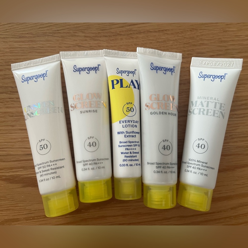 Supergoop! 6 piece Skin Set - Yellow NEW - Picture 5 of 5